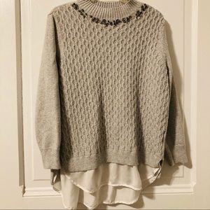 Gray XL Vera Wang Sweater